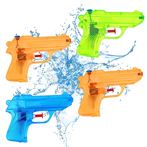 IWTBNOA Wasserpistole für Kinder, 4 Stück Wasserspritzpistolen, Wasserpistolen Klein, Mini Water Blaster, Pool Spielzeug, Water Gun für Schwimmbad Garten Strand Party Outdoor, Zufällige Farbe IWTBNOA Wasserpistole für Kinder, 4 Stück Wasserspritzpistolen, Wasserpistolen Klein, Mini Water Blaster, Pool Spielzeug, Water Gun für Schwimmbad Garten Strand Party Outdoor, Zufällige Farbe von IWTBNOA