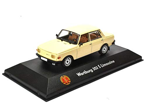 IXO/ALTAYA/ATLAS Wartburg 353 S Limosine DDR Fertigmodell Maßstab 1:43 - Auto - Modellauto - Historisch / Retro (Hobbyist / Modellbau) - Kind - unisex - alle Altersgruppen von IXO/ALTAYA/ATLAS