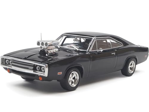 1970 Ladegerät mit geblasenem Motor, schwarz, 1/43 Druckguss-Modell von IXO Models IA43007 von IXO Modelcars