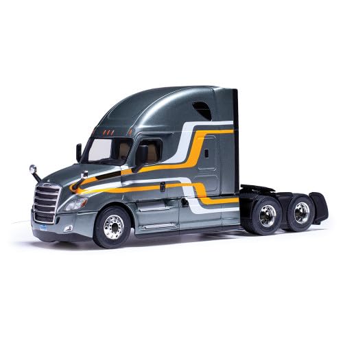 2018 Cascadia Truck Traktor Grau Metallic mit Streifen 1/43 Druckguss Modell von IXO Models TR21122 2018 Cascadia Truck Traktor Grau Metallic mit Streifen 1/43 Druckguss Modell von IXO Models TR21122 von IXO Modelcars