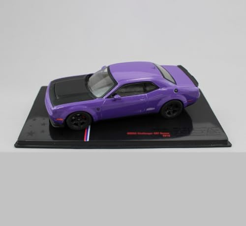 IXO Models IA43001 SRT Demon Plum Crazy Metallic mit mattschwarzer Haube, 1/43 Druckguss-Modell von IXO Modelcars
