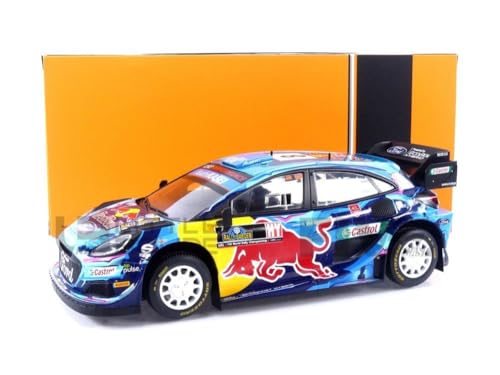 IXO 1/18 18RMC154A Ford Puma RALLY1 - Rally Sweden 2023 Diecast Modellcar von IXO