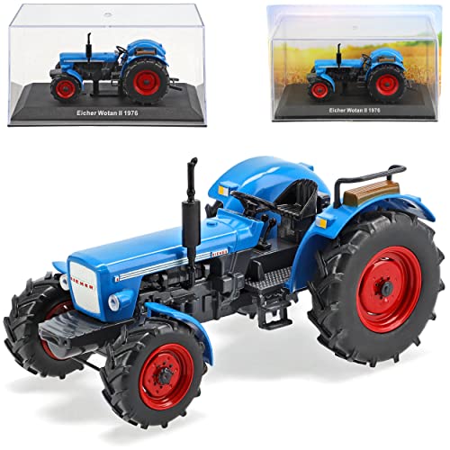 IXO Eicher Wotan II Blau Traktor 1976 1/43 Hachette Modell Auto mit individiuellem Wunschkennzeichen IXO Eicher Wotan II Blau Traktor 1976 1/43 Hachette Modell Auto mit individiuellem Wunschkennzeichen von IXO