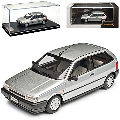 IXO FIAT Tipo Typ 160 3 Türer Silber 1. Generation 1988-1995 1/43 Modell Auto mit individiuellem Wunschkennzeichen von IXO