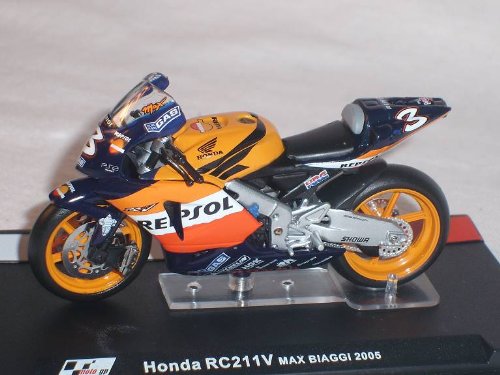 IXO Hon-da Rc211v Rc 211v Max Biaggi 2005 Motogp 1/24 Altaya by Modellmotorrad Modell Motorrad Sonderangebot von IXO
