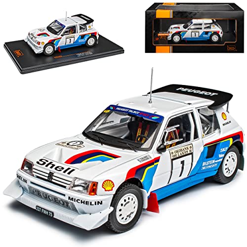 IXO Peugeot 205 T16 E2 Rallye Salonen Rally 1000 Seen 1986 1/24 Modell Auto mit individiuellem Wunschkennzeichen IXO Peugeot 205 T16 E2 Rallye Salonen Rally 1000 Seen 1986 1/24 Modell Auto mit individiuellem Wunschkennzeichen von IXO