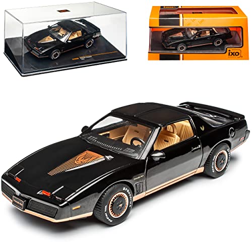 IXO Pontiac Firebird Coupe Schwarz Modell Wie Knight Rider KITT 3. Generation 1982-1992 1/43 Modell Modell Auto von IXO