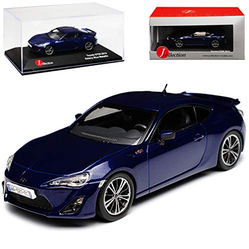 IXO T*o*y*o*t*a GT86 Coupe Blau Ab 2012 1/43 J-Collection Modell Auto mit individiuellem Wunschkennzeichen von IXO