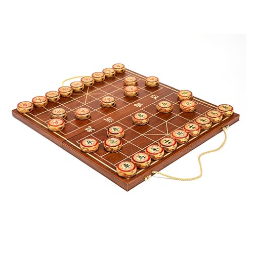Strategy Board Games Phoebe Chinese Chess Set Xiangqi for 2 Players Puzzle Games Travel Games with Folding Board(5.8cm/2.3in) von IYUESQ