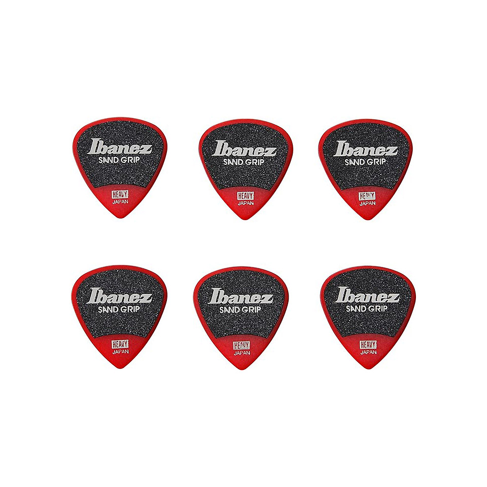 Ibanez Grip Wizard Sand Red 1,0mm Heavy Plektrum Ibanez Grip Wizard Sand Red 1,0mm Heavy Plektrum von Ibanez