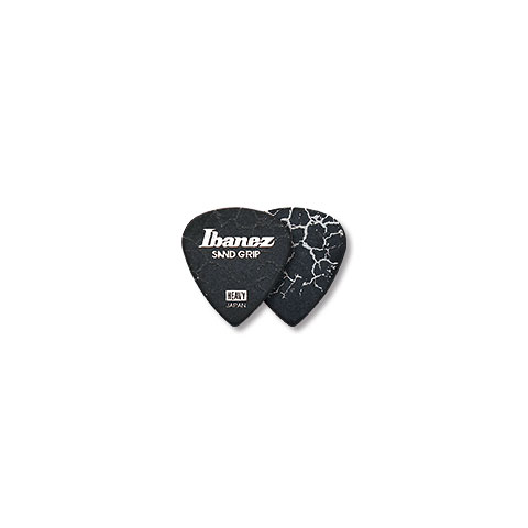 Ibanez Grip Wizard Sand Black 0,8 mm Medium Short Crackle Plektrum von Ibanez