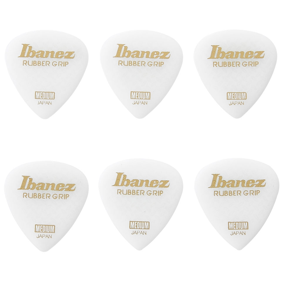 Ibanez Grip Wizard Rubber Grip White 0,8mm Medium Short Plektrum Ibanez Grip Wizard Rubber Grip White 0,8mm Medium Short Plektrum von Ibanez