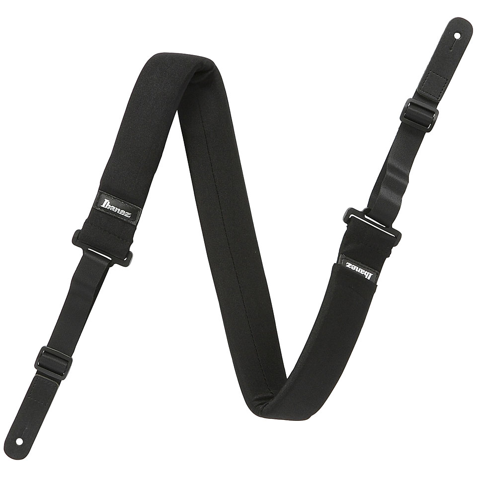 Ibanez GSF50-BK Powerpad Strap Light Black Gitarrengurt Ibanez GSF50-BK Powerpad Strap Light Black Gitarrengurt von Ibanez