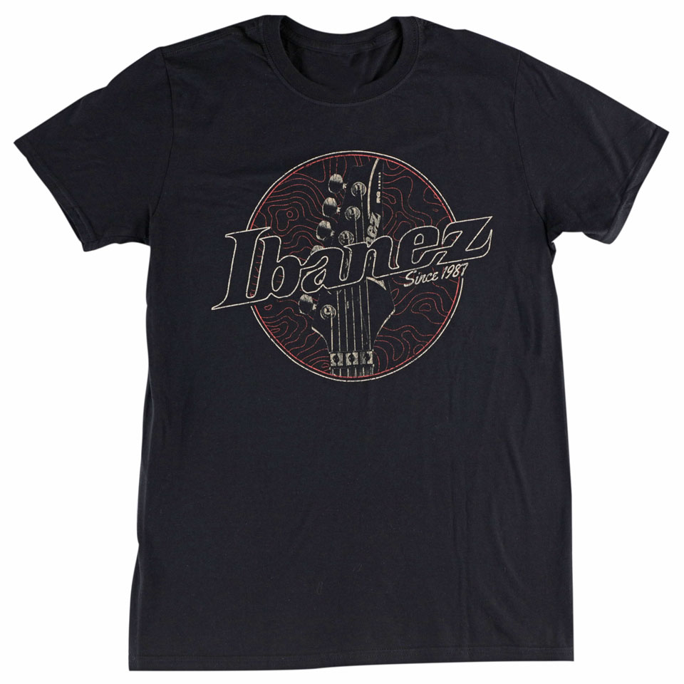 Ibanez Headstock Black XXL T-Shirt Ibanez Headstock Black XXL T-Shirt von Ibanez