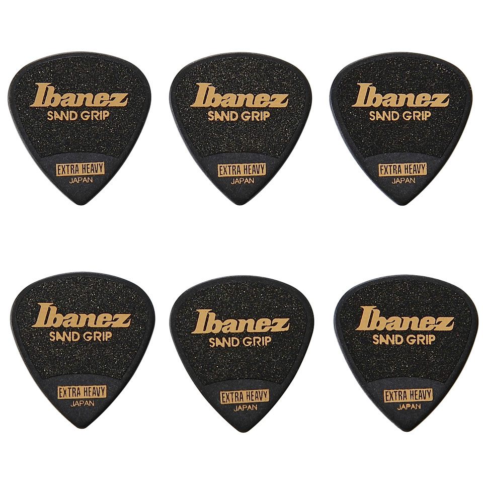 Ibanez Grip Wizard Series Sand Grip Extra Heavy Black Plektrum Ibanez Grip Wizard Series Sand Grip Extra Heavy Black Plektrum von Ibanez