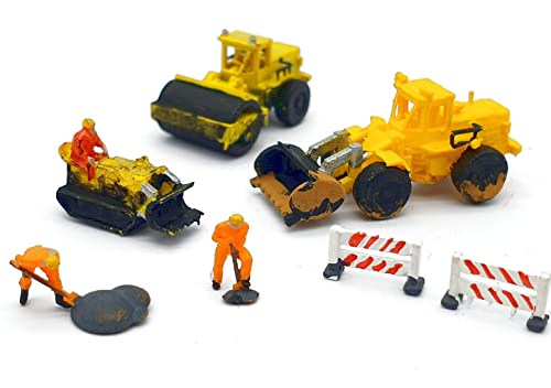 Iberplace Spur Z Figuren 1:220 Baustelle Set 10008 – mit Autos, Werkzeug & Zubehör Modellbau für Dioramen & Eisenbahnanlagen Iberplace Spur Z Figuren 1:220 Baustelle Set 10008 – mit Autos, Werkzeug & Zubehör Modellbau für Dioramen & Eisenbahnanlagen von Iberplace