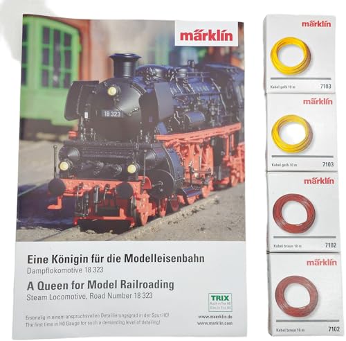 Kabelset Marklin 7102 braun und 7103 gelb – ideal für Teig und Elektrozubehör im Modellbau H0 für Ihr Modellbausatz + original Märklin Poster enthalten Kabelset Marklin 7102 braun und 7103 gelb – ideal für Teig und Elektrozubehör im Modellbau H0 für Ihr Modellbausatz + original Märklin Poster enthalten von Iberplace