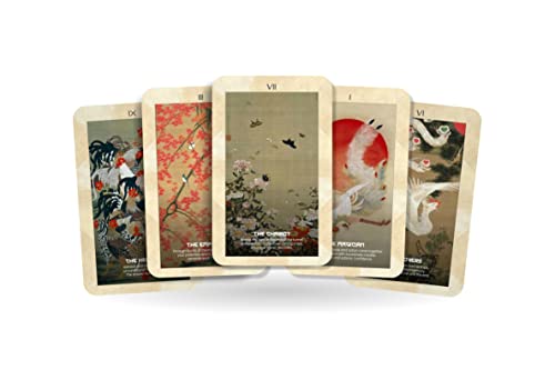 IBIZA TAROT Ito Jakuchu Tarot - Major Arcana Cards | Wahrsager-Tarotkarten Deck für Anfänger | Authentisches Tarot-Erlebnis - Set mit 23 Karten von Ibiza
