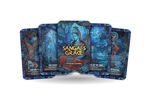 Ibiza Tarot Sangai's Grace Oracle – Find Frieden und Ruhe mit diesem 22-Karten-Deck, sammeln Sie die Leute des Sanghai Deer. von Ibiza