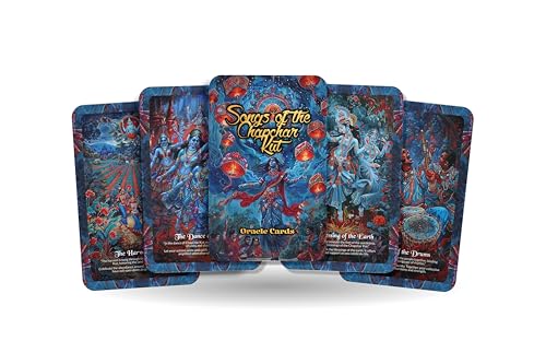 Ibiza Tarot Songs of the Chapchar Kut Oracle: Feiern Sie den lebendigen Geist des Chapcha Kut Festivals mit diesem 22-Karten-Deck, um Sie in einer Reise von Joy, Kreativität und Selbstausdruck zu von Ibiza