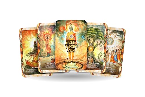 Ibiza Tarot Tat Tvam Asi Oracle: Connect with the universal truth of I am that with this 22 card deck, guiding you on a journey of self-realisierung and spiritual growth. von Ibiza
