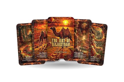 Ibiza Tarot The Art of Rajasthan Oracle - Feiern Sie die lebendige Kultur Rajasthan mit diesem 22-Karten-Deck, führen Sie eine Reise für Kreativität, Selbstausdruck und spirituelle Growth. von Ibiza