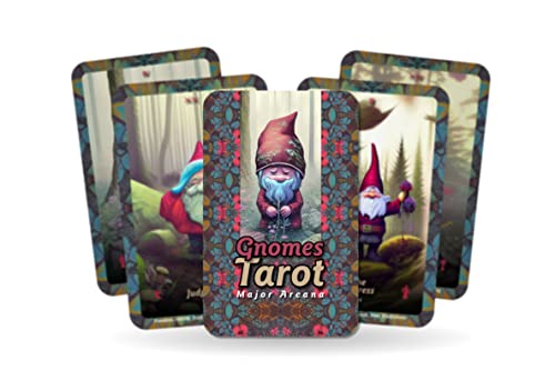 Ibiza Tarotkarten - Major Arcana Zwerge Tarot | Wahrsager-Tarotkarten-Set für Anfänger | Authentisches Tarot-Erlebnis mit 24 Karten in Umschlagbox aus 350g Papier von Ibiza