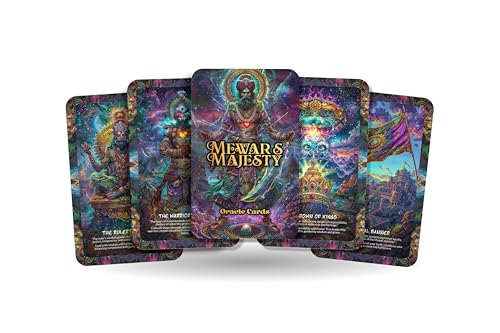 Mewar's Majesty Oracle – Embark on a Majestic Journey of Self-Discovery with This 22 Card Deck. Unlock Your Inner Strength and Nobility, Inspired by Mewar's Rich Heritage. von Ibiza