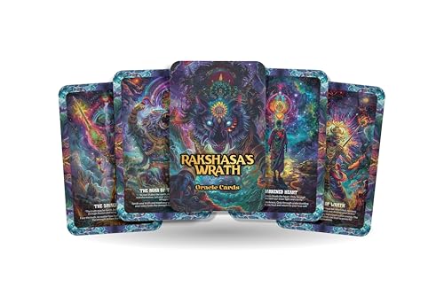 Rakshasa's Wrath Oracle – Harness The Power der Transformation mit diesem 22-Karten-Deck, die Veränderung und innere Kraft um das Leben der Challenges zu übertreffen. von Ibiza