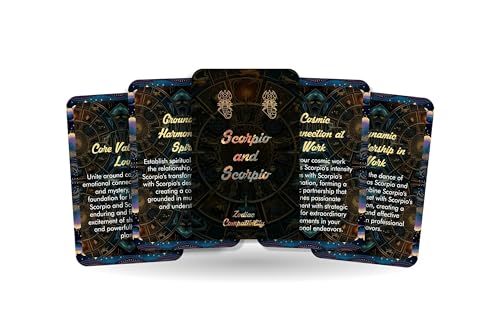 Scorpio and Scorpio - Zodiac Compatibility - Divination Tools - Oracle cards - Star Sign Compatibility - Horoscope Compatibility Cards von Ibiza