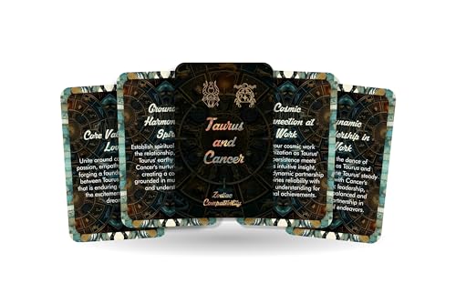 Taurus and Cancer - Zodiac Compatibility - Divination Tools - Oracle cards - Star Sign Compatibility - Horoscope Compatibility Cards von Ibiza