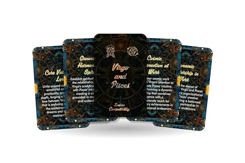 Virgo and Pisces - Zodiac Compatibility - Divination Tools - Oracle cards - Star Sign Compatibility - Horoscope Compatibility Cards von Ibiza