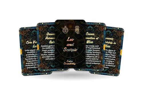 Virgo and Scorpio - Zodiac Compatibility - Divination Tools - Oracle cards - Star Sign Compatibility - Horoscope Compatibility Cards von Ibiza