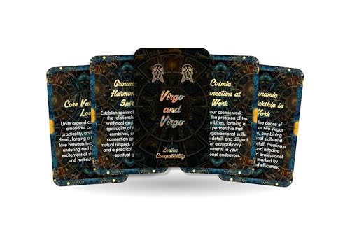 Virgo and Virgo - Zodiac Compatibility - Divination Tools - Oracle cards - Star Sign Compatibility - Horoscope Compatibility Cards von Ibiza