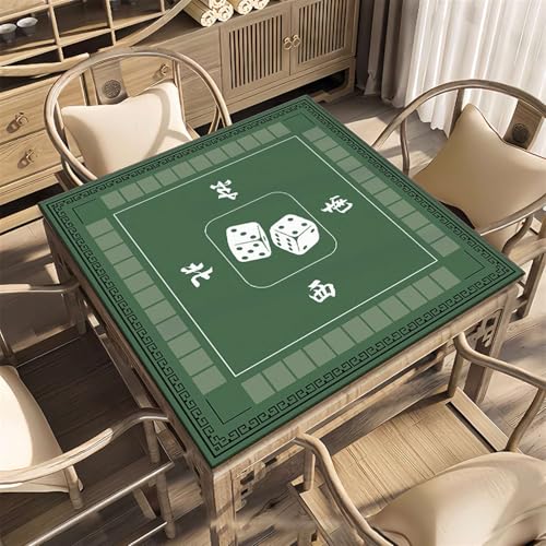 Icegrey Mahjong-Matte, rutschfeste Mahjong-Pad, Verschleißfeste Mahjong-Tischmatte aus Kristallsamt, geeignet für Mahjong-Poker, Stil 11 Icegrey Mahjong-Matte, rutschfeste Mahjong-Pad, Verschleißfeste Mahjong-Tischmatte aus Kristallsamt, geeignet für Mahjong-Poker, Stil 11 von Icegrey