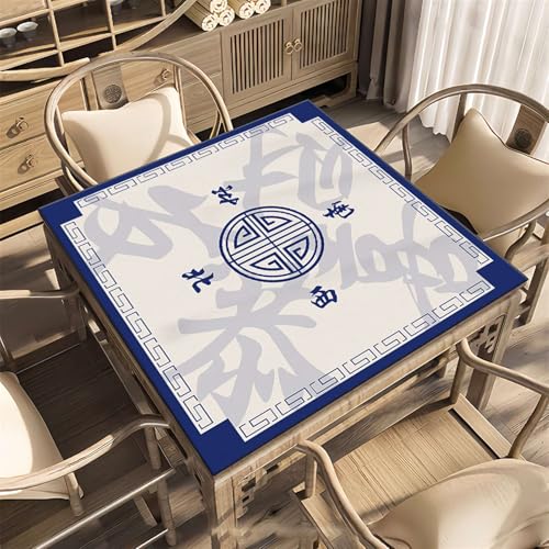 Icegrey Mahjong-Matte, rutschfeste Mahjong-Pad, Verschleißfeste Mahjong-Tischmatte aus Kristallsamt, geeignet für Mahjong-Poker, Stil 14 Icegrey Mahjong-Matte, rutschfeste Mahjong-Pad, Verschleißfeste Mahjong-Tischmatte aus Kristallsamt, geeignet für Mahjong-Poker, Stil 14 von Icegrey