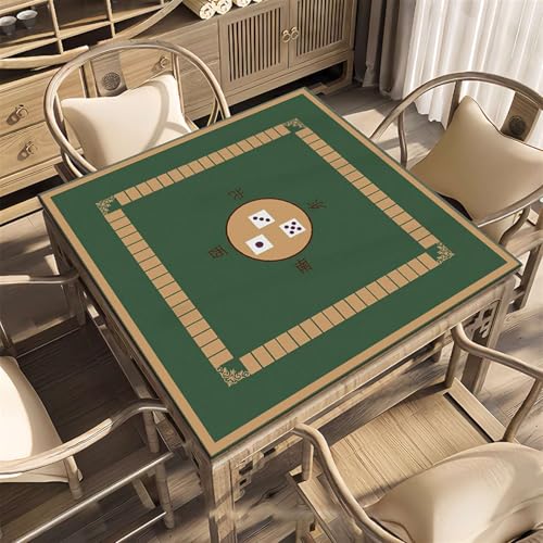 Icegrey Mahjong-Matte, rutschfeste Mahjong-Pad, Verschleißfeste Mahjong-Tischmatte aus Kristallsamt, geeignet für Mahjong-Poker, Stil 17 Icegrey Mahjong-Matte, rutschfeste Mahjong-Pad, Verschleißfeste Mahjong-Tischmatte aus Kristallsamt, geeignet für Mahjong-Poker, Stil 17 von Icegrey