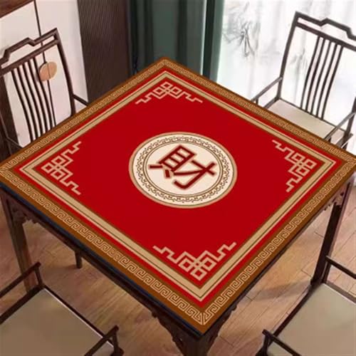 Icegrey Mahjong-Matte, rutschfeste Mahjong-Pad, Verschleißfeste Mahjong-Tischmatte aus Kristallsamt, geeignet für Mahjong-Poker, Stil 27 Icegrey Mahjong-Matte, rutschfeste Mahjong-Pad, Verschleißfeste Mahjong-Tischmatte aus Kristallsamt, geeignet für Mahjong-Poker, Stil 27 von Icegrey