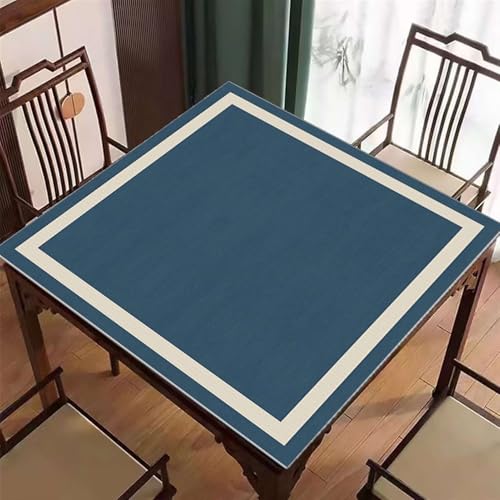 Icegrey Mahjong-Matte, rutschfeste Mahjong-Tischmatte, Gaming-Matte für Mahjon-Poker, Tischauflage, quadratische Mahjong-Tischdecke, Stil 18 von Icegrey