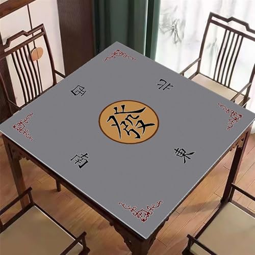 Icegrey Mahjong-Matte, rutschfeste Mahjong-Tischmatte, Gaming-Matte für Mahjon-Poker, Tischauflage, quadratische Mahjong-Tischdecke, Stil 3 Icegrey Mahjong-Matte, rutschfeste Mahjong-Tischmatte, Gaming-Matte für Mahjon-Poker, Tischauflage, quadratische Mahjong-Tischdecke, Stil 3 von Icegrey