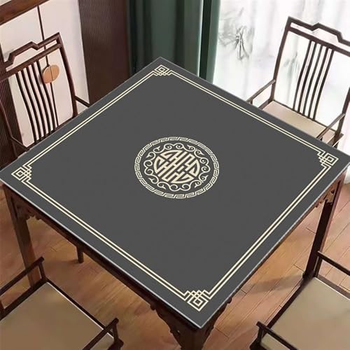 Icegrey Mahjong-Matte, rutschfeste Mahjong-Tischmatte, Gaming-Matte für Mahjon-Poker, Tischauflage, quadratische Mahjong-Tischdecke, Stil 8 Icegrey Mahjong-Matte, rutschfeste Mahjong-Tischmatte, Gaming-Matte für Mahjon-Poker, Tischauflage, quadratische Mahjong-Tischdecke, Stil 8 von Icegrey