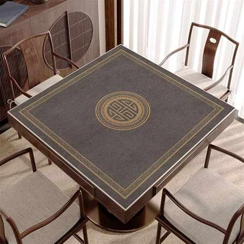 Icegrey Mahjong Tischdecke Matte Quadratische rutschfeste Pokermatte, Gaming-Matte, Tischauflage, Kartenspielmatte, Stil 12 von Icegrey
