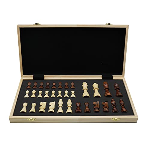 Icegrey Schachbrett Holz Traditionelle Spiele Tragbare Aufbewahrung Internationales Schachspiel Wooden Chess Set für Familie Geschenk Reisen Kinder und Erwachsene 30x30cm Icegrey Schachbrett Holz Traditionelle Spiele Tragbare Aufbewahrung Internationales Schachspiel Wooden Chess Set für Familie Geschenk Reisen Kinder und Erwachsene 30x30cm von Icegrey