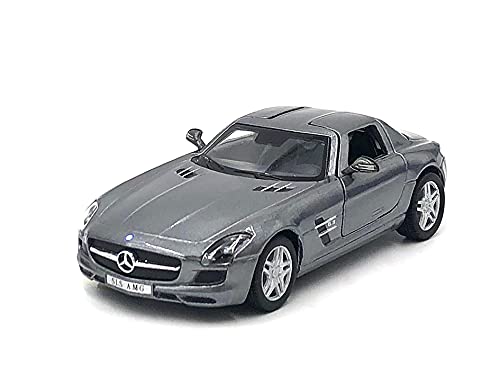 Iceland Mercedes Benz MaßstabsMODUSll SLS Grau Auto Modell von Iceland