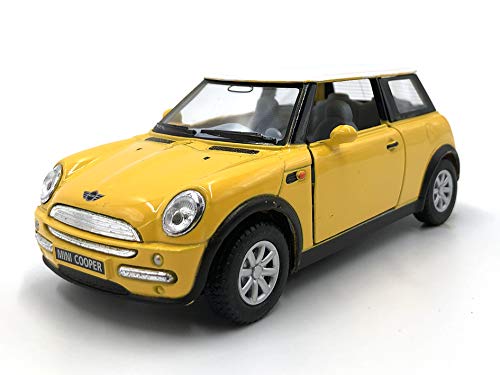 ICE TOYS Modellauto im Maßstab Mini Cooper S (mono-gelb) von ICE TOYS