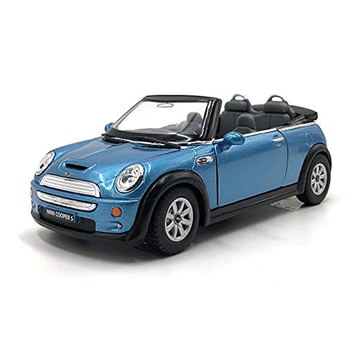 ICELAND Mini Cooper S Maßstabsauto (blau) für Kinder, Jugendliche und Erwachsene von ICELAND