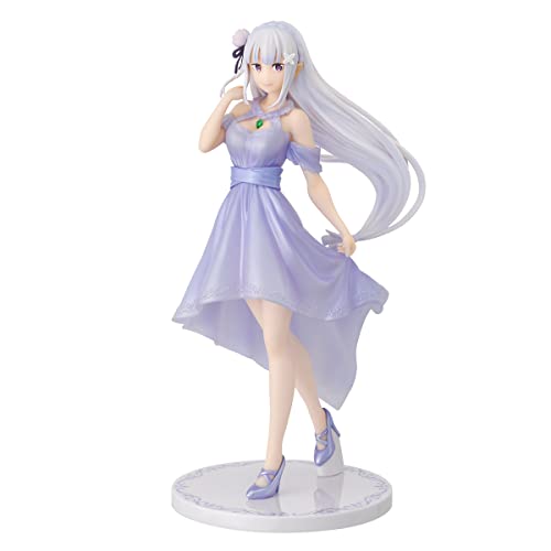 Banpresto BP63601 Ichibansho Figur Emilia (Dreaming Future Story) Re:Zero Starting Life In Another World 19 cm, Mehrfarbig von Ichibansho Figure