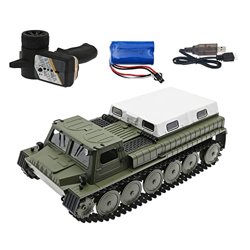 Ichlovdu RTR-Militär LKW Panzer 2.4GHz E-1 1:16 Simulation Raupenfahrzeug Tracked Military RC Truck Crawler Transporter Fernbedienung Transport RC Car Spielzeug Toys Kinder von Ichlovdu