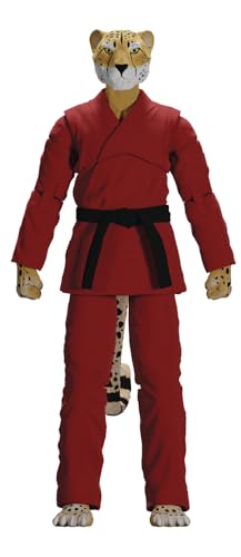Icon Heroes Zoo Jitsu Fighters: Chico The Cheetah (Red Gi) Actionfigur, 15,2 cm von Icon Heroes