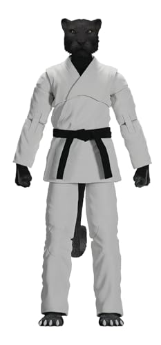 Icon Heroes Zoo Jitsu Fighters: Paulo The Panther (White Gi) Actionfigur, 15,2 cm von Icon Heroes